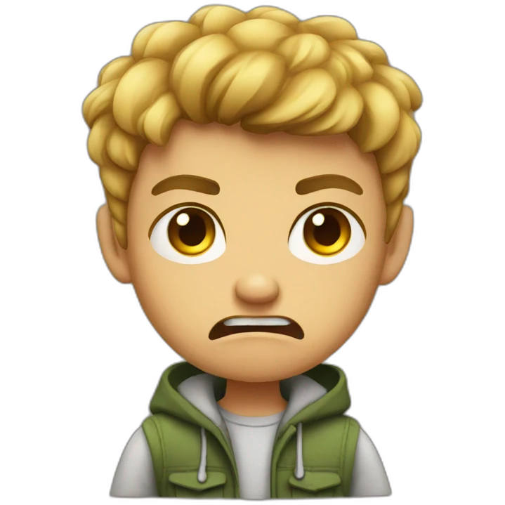 angry teenager emoji