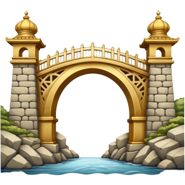 golden bridge emoji