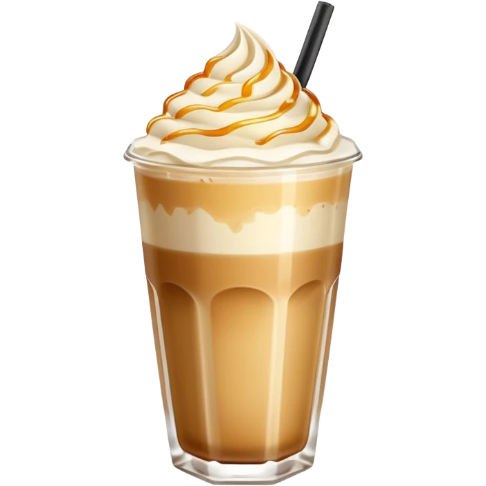 Ice latte honey salt non whip emoji