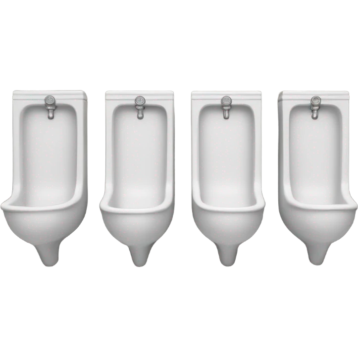 Line of unrinals emoji