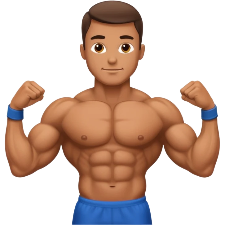 Body builder man emoji