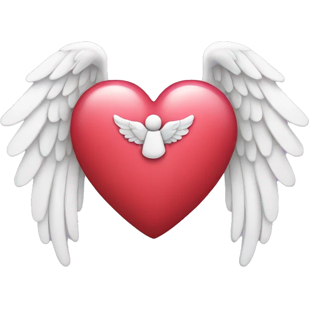 heart with angel wings emoji