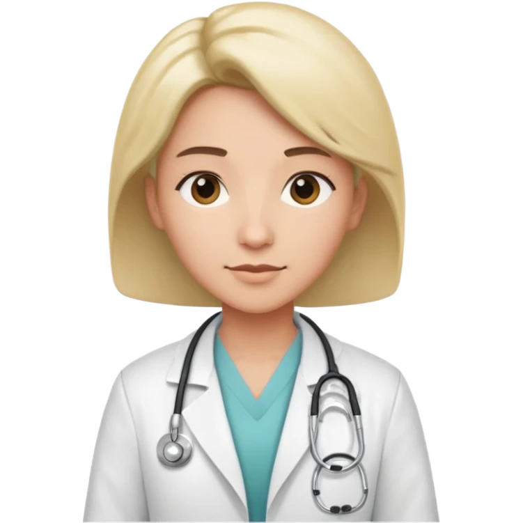 androgynous medium tone skin physician, NO stethoscope around neck emoji