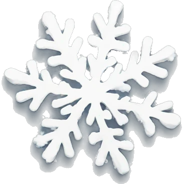 snow flakes emoji