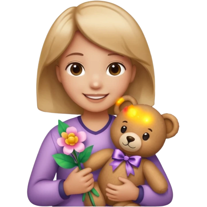 Make an emoji using these ones:👌🌺🙂✨🎀🧸 emoji