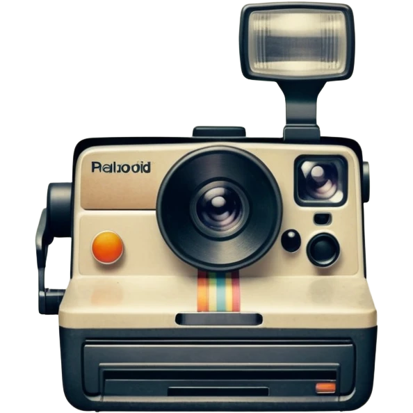 Photo printed from palaroid emoji