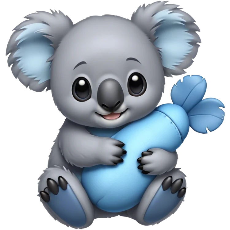 Koala playing with stitch  emoji