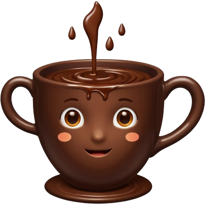 chocolate cup emoji