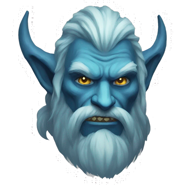 Spectral giant firbolg blue  emoji