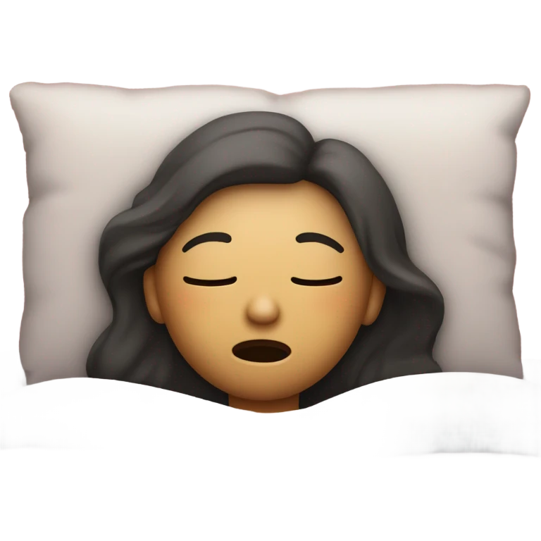 Sleep talking with eyes closed emoji