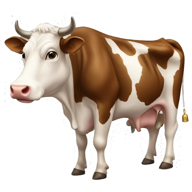 Cow with a Bell  emoji