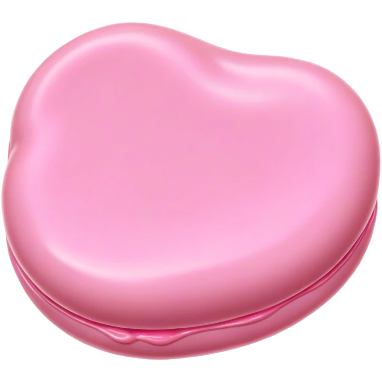 Cinematic Realistic Opaque Pink Slime, smooth and buttery with a pastel pink hue, ultra-glossy with a soft sheen, subtle folds and ridges forming as it moves, reflecting gentle highlights, glowing with a delicate, creamy texture, evoking a sense of playful satisfaction. emoji