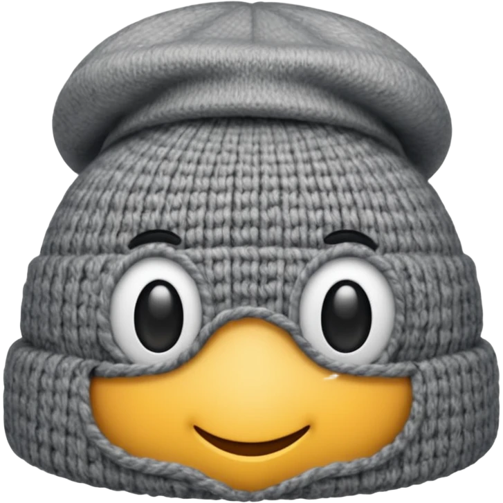 gray hat emoji