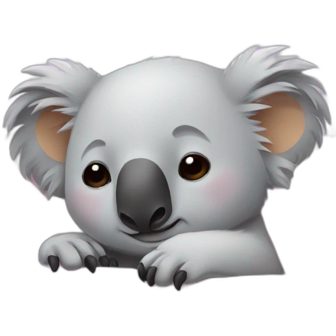 Koala sleep emoji