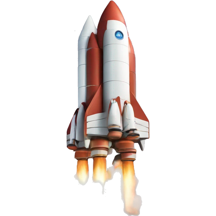 rocket in cosmos emoji