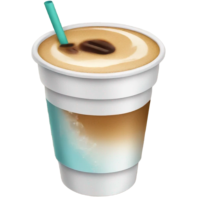 Ice coffee emoji