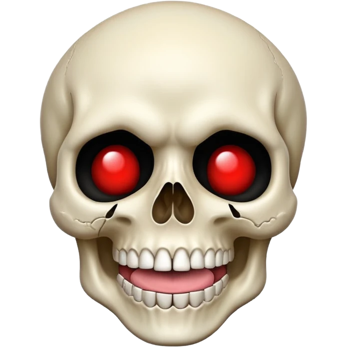 exaggerated Money White Skull Emoji and Tongue Face emoji