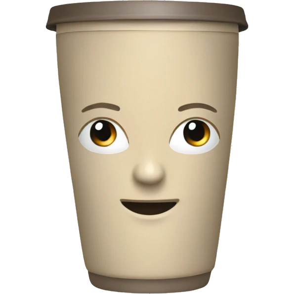 beige tumbler emoji
