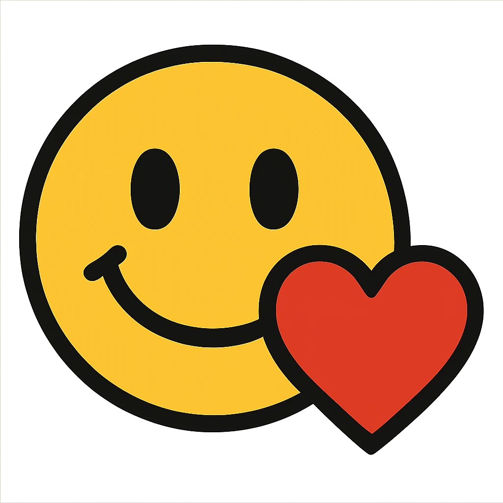 smiling face with heart emoji
