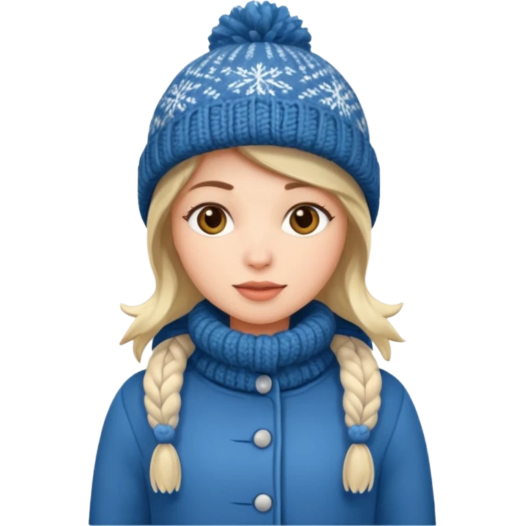 Winter Photo female emoji
