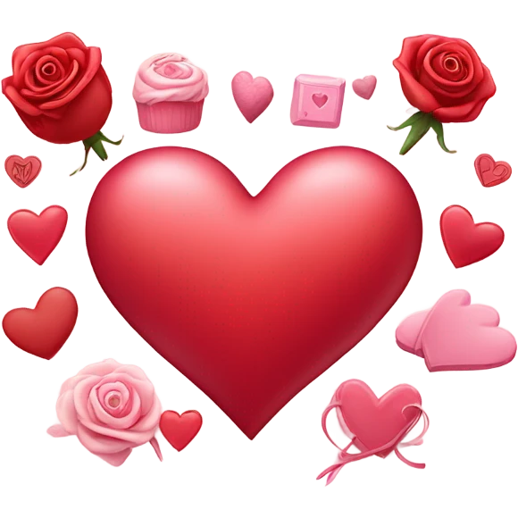 Happy Saint valentine day aesthetic  emoji