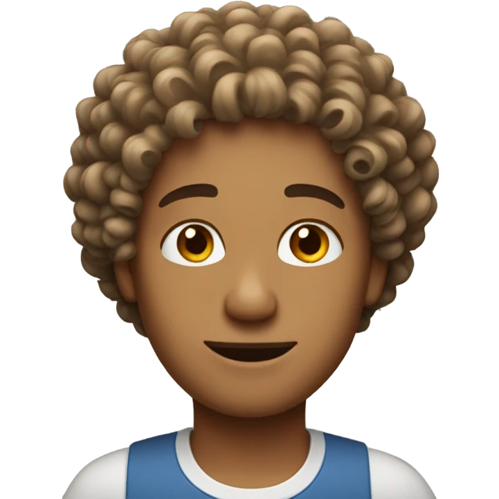 Curly hair people emoji