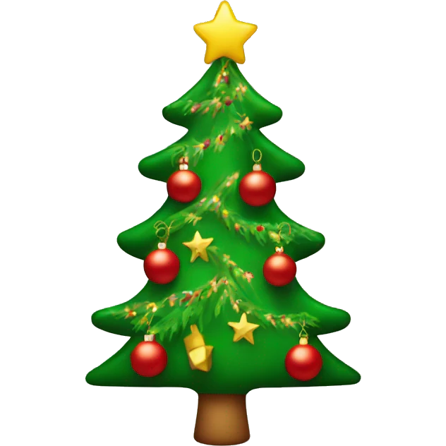 Decorated Christmas Tree  emoji