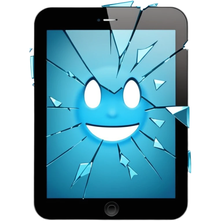 cracked tablet emoji