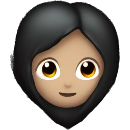gothic black and dark red heart emoji