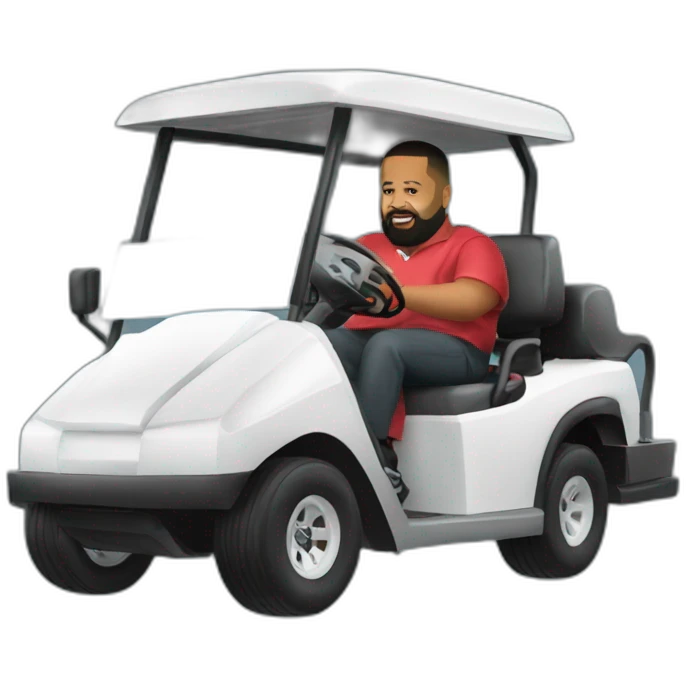 dj khaled driving golf cart emoji