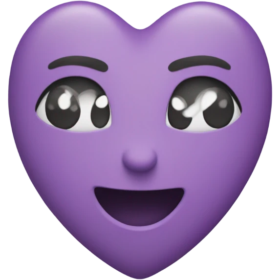 Corazón lila emoji