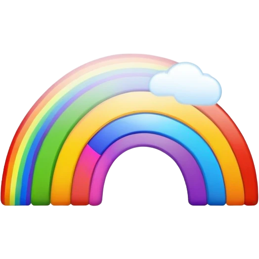 Weekend (text) in rainbow emoji