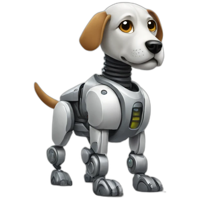 Robot-dog emoji