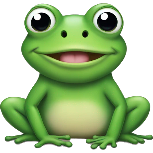 Gay frog emoji