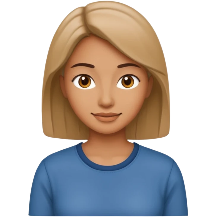 women casual outfit full satisfied emoji