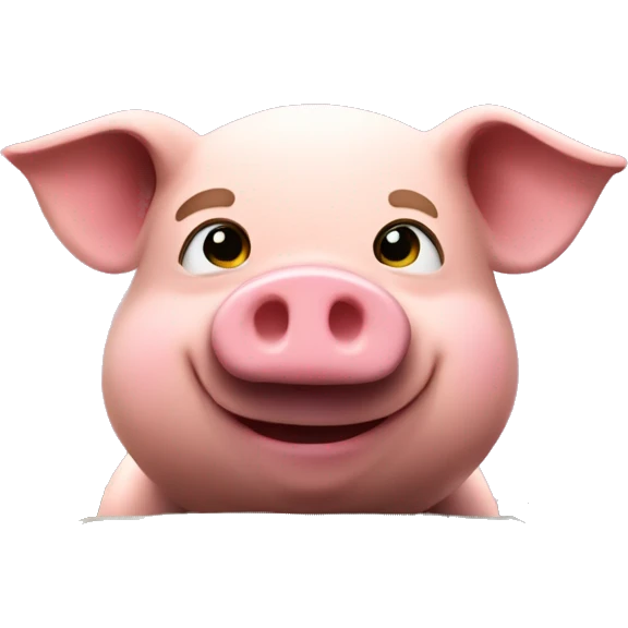 Draw a pig platoon leader driving a tank. emoji
