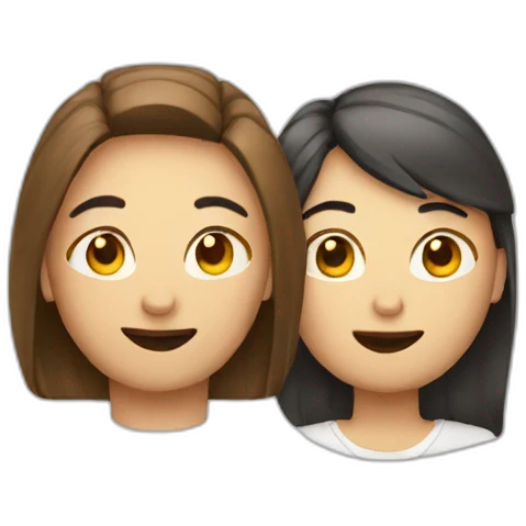 two people communication emoji