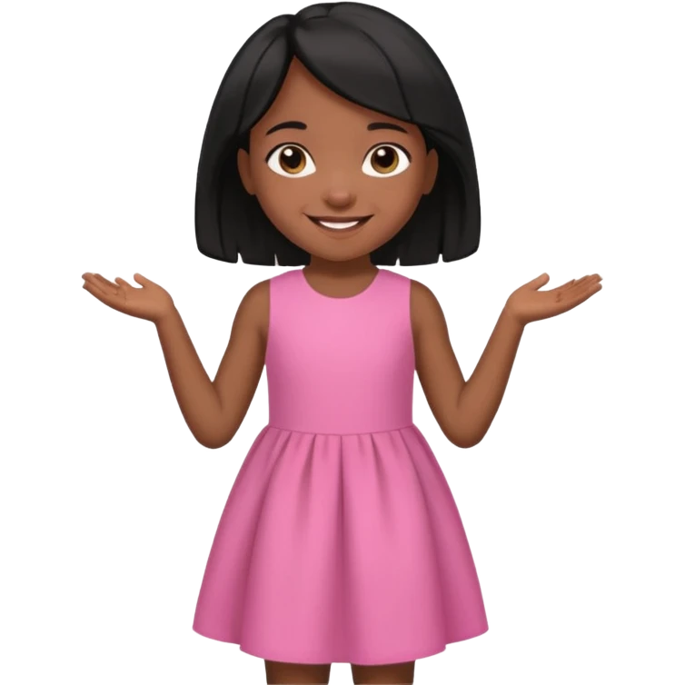 6 to 7 years black daughter with black hair emoji emoji