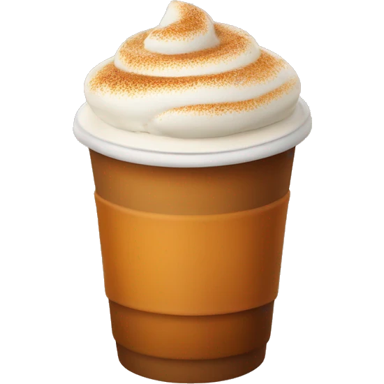 Pumpkin spice latte  emoji