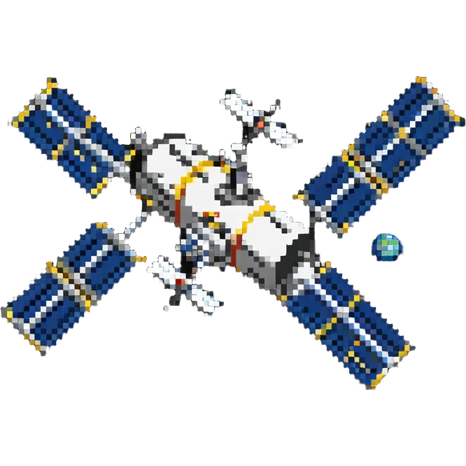 Tiangong orbital station in orbit emoji