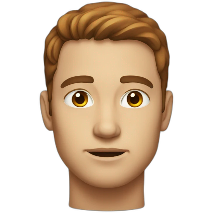Homme yeux rouge emoji