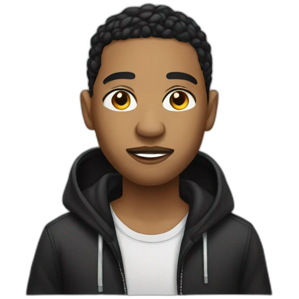 rapper mixed race emoji