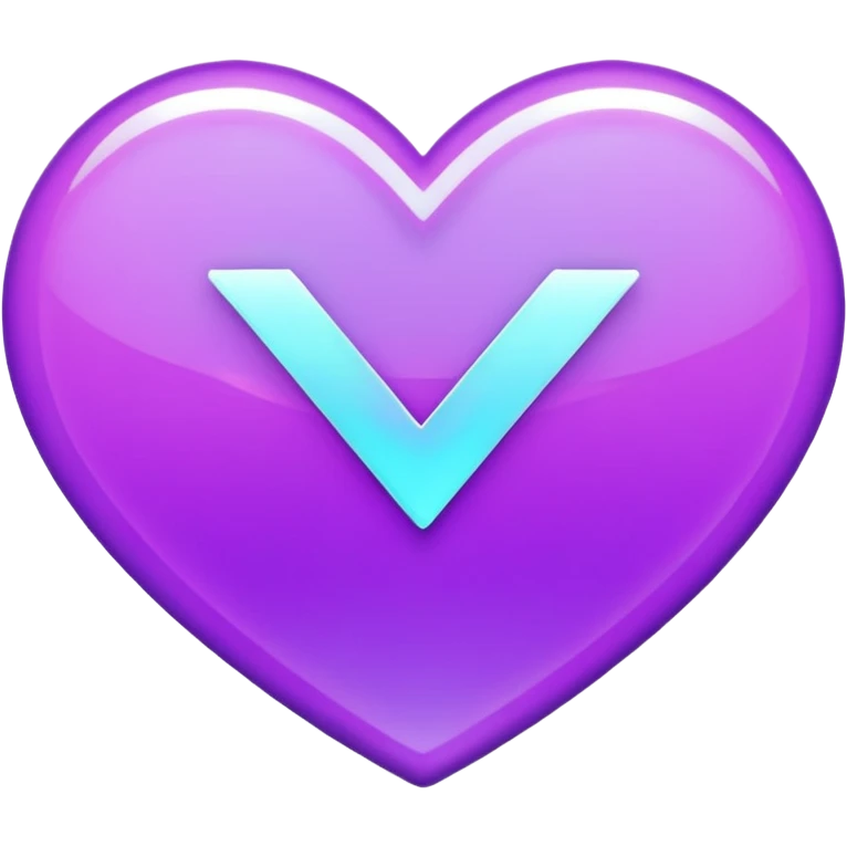holographic purple checkmark emoji