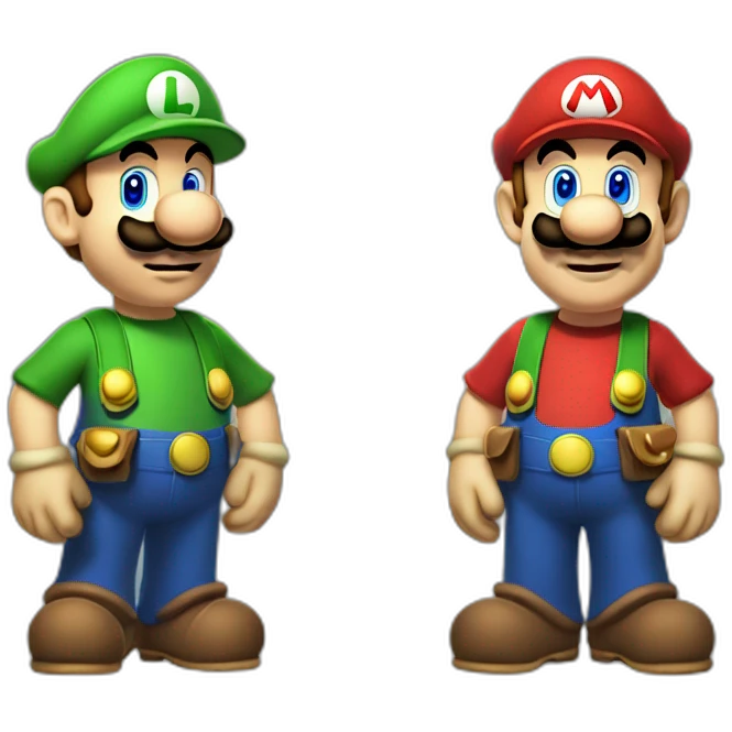 Mario et luigi emoji
