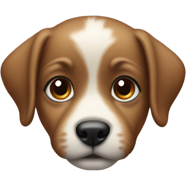 Christmas puppy emoji