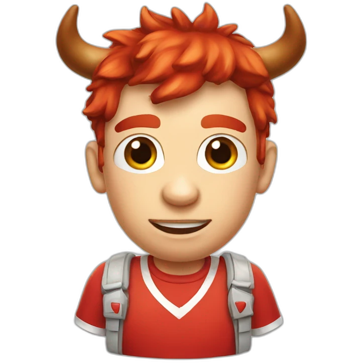 red cow gamer emoji