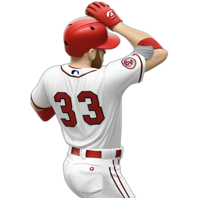 Bryce Harper dabbing emoji