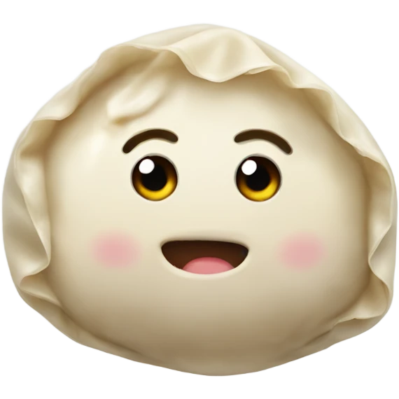 Pork dumpling emoji