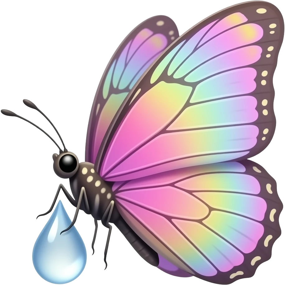 Pink butterfly 🦋 emoji