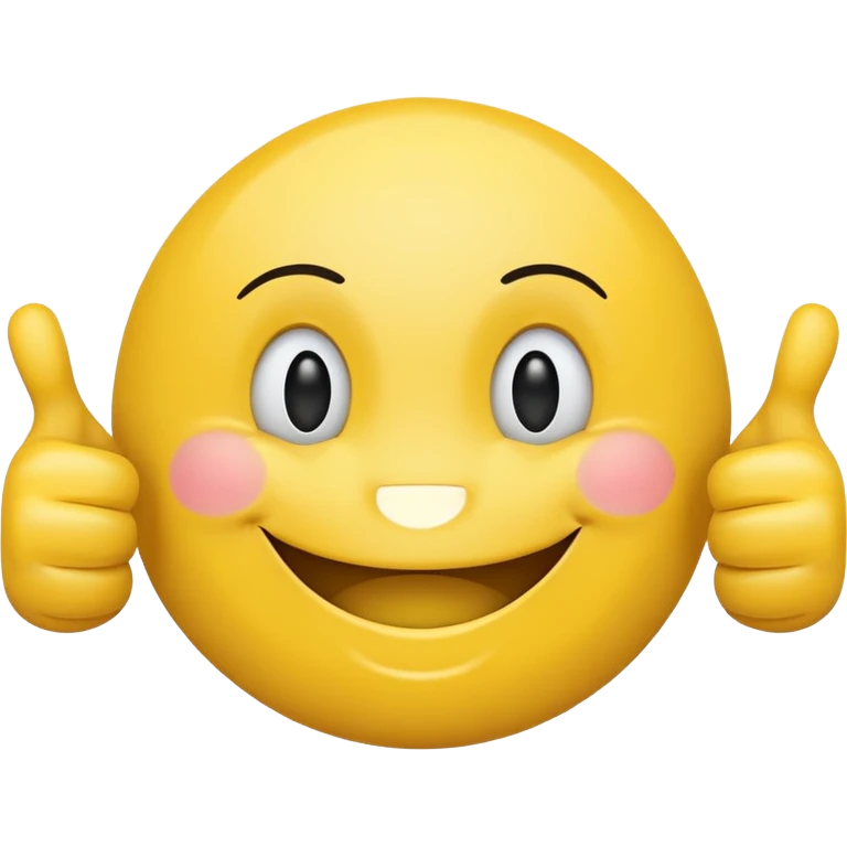 smiley face with two thumbs up hands normal emoji in keyboard smiley emoji